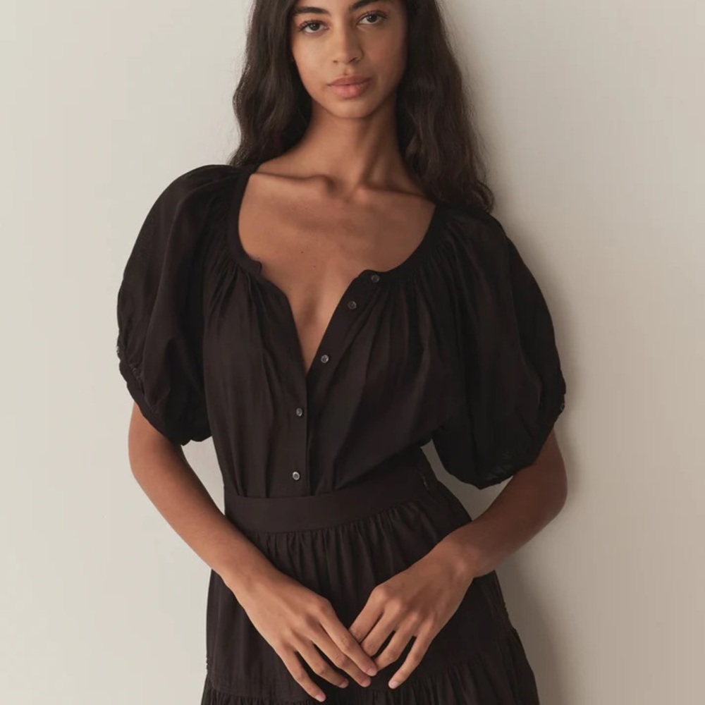Doen June Top in Black